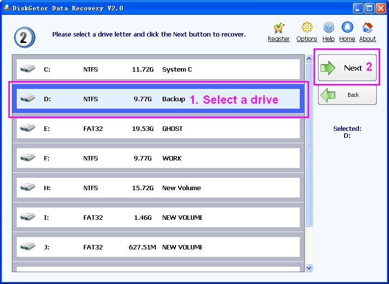 Recover data from Hard Drive, Hard Drive data recovery software