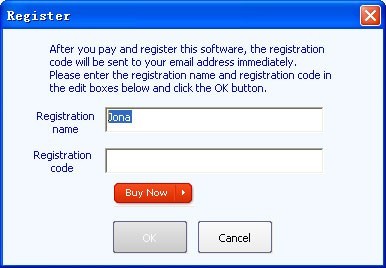 data recover registration box